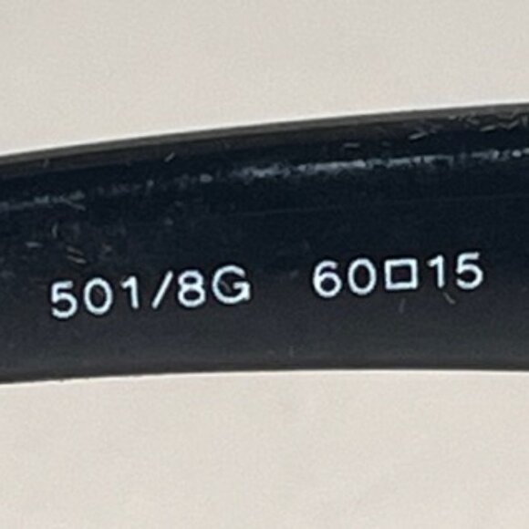 NEW DOLCE & GABBANA D&G 8063 501/8G GLOSSY BLACK 60-15-135 SUNGLASSES 3N W/ CASE - Picture 10 of 15